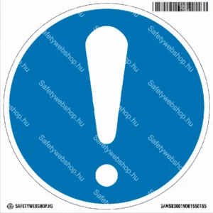 Általános utasítás matrica (ISO 7010-M001 piktogram)