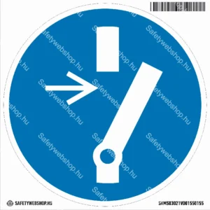 Karbantartás vagy javítás előtt kapcsolja ki a készüléket! matrica (ISO 7010-M021 piktogram)