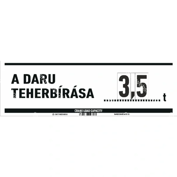 A daru teherbírása … t matrica / tábla - Image 4