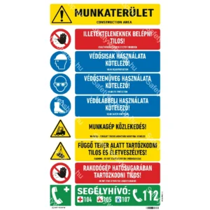 Munkaterület (összegző tábla)