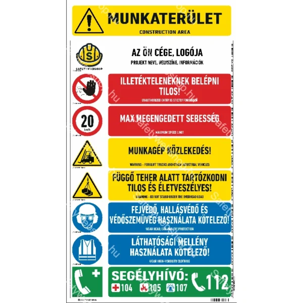 Munkaterület (összegző, ragasztható tábla) - Image 2