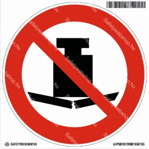 Nagy súllyal terhelni tilos! matrica (ISO 7010-P012 piktogram)