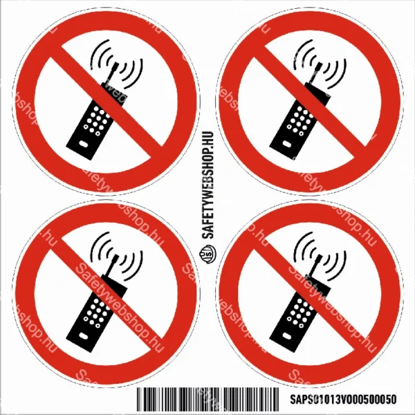 Mobiltelefon használata tilos! matrica (ISO 7010-P013 piktogram) - Image 3