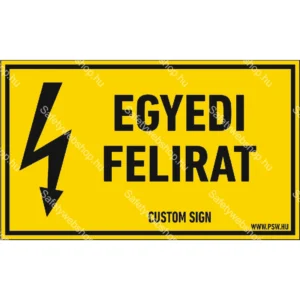Egyedi felirat matrica / tábla