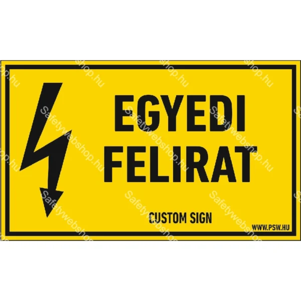 Egyedi felirat matrica / tábla