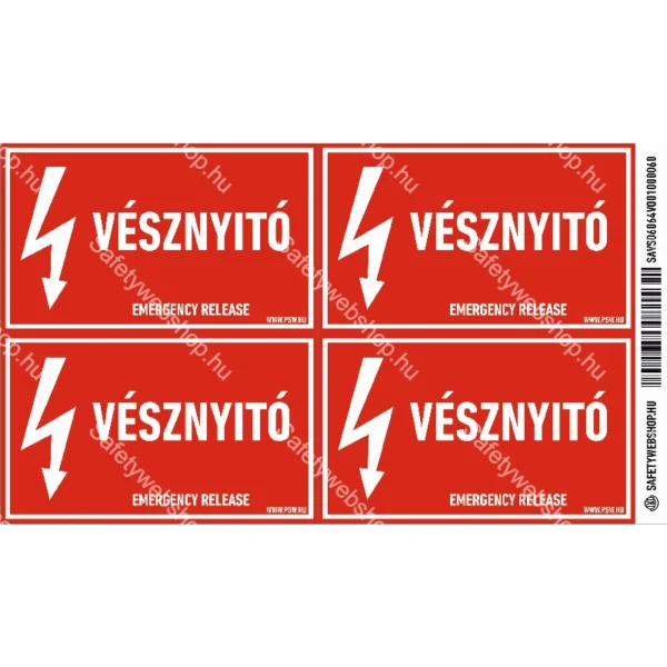 Vésznyitó matrica / tábla - Image 2