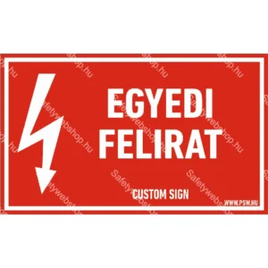 Egyedi felirat matrica / tábla