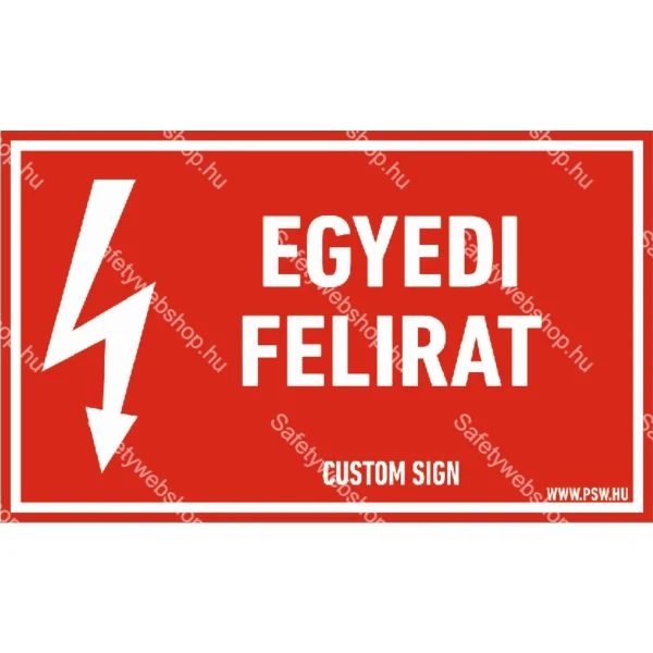 Egyedi felirat matrica / tábla