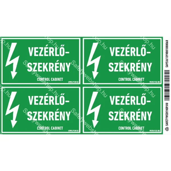 Vezérlőszekrény matrica - Image 2