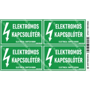 Elektromos kapcsolótér matrica / tábla