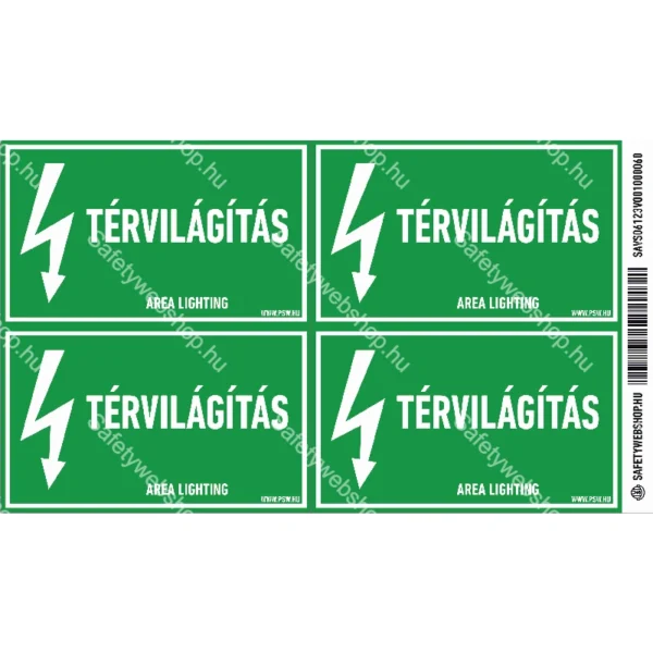 Térvilágítás matrica / tábla - Image 2