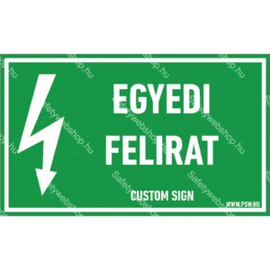 Egyedi felirat matrica / tábla