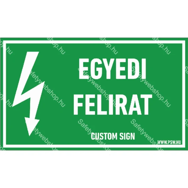 Egyedi felirat matrica / tábla