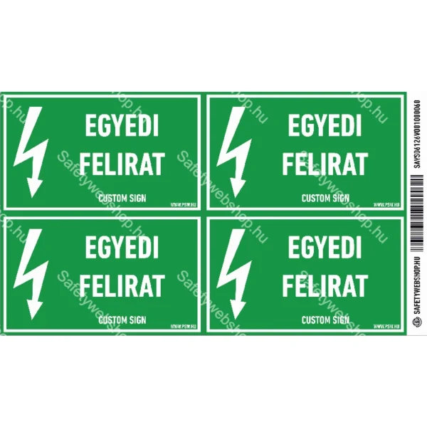 Egyedi felirat matrica / tábla - Image 2
