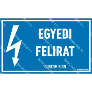 Egyedi felirat matrica / tábla