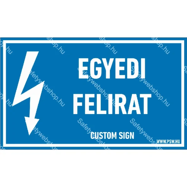 Egyedi felirat matrica / tábla