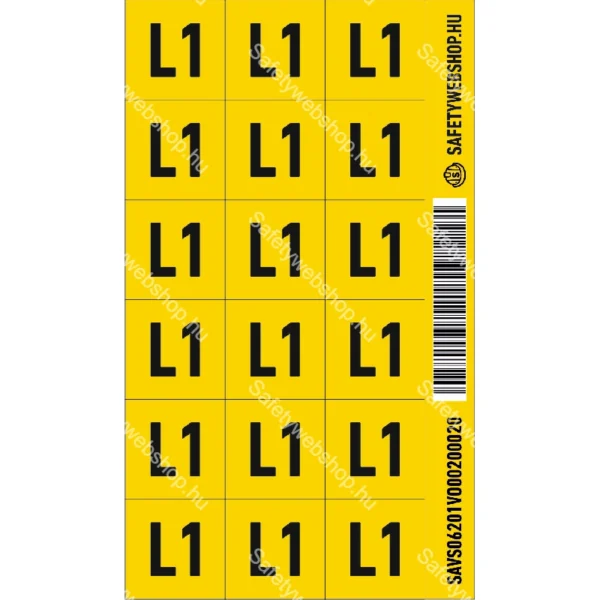 L1 matrica (köt, négyzet alakú) - Image 6
