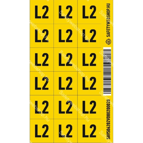 L2 matrica (köt, négyzet alakú) - Image 6