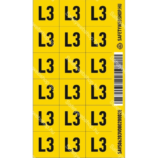 L3 matrica (köt, négyzet alakú) - Image 6