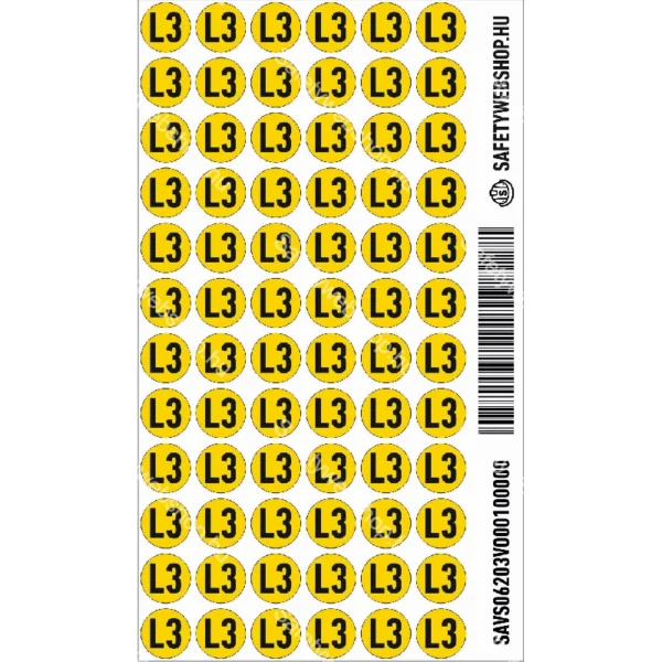 L3 matrica (köt, négyzet alakú) - Image 3