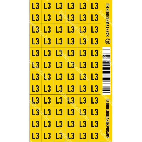 L3 matrica (köt, négyzet alakú) - Image 5