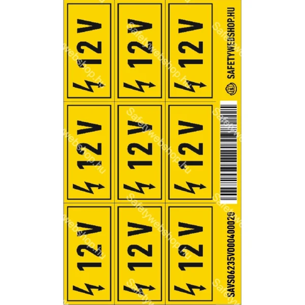 12 V matrica - Image 3