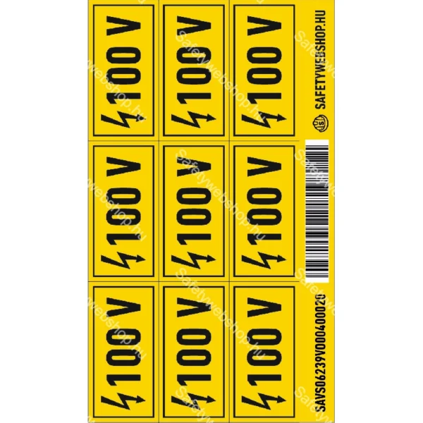 100 V matrica - Image 3