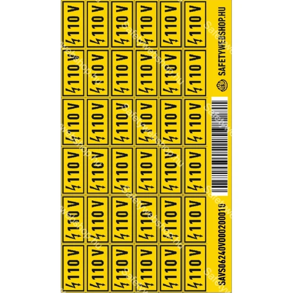 110 V matrica - Image 2