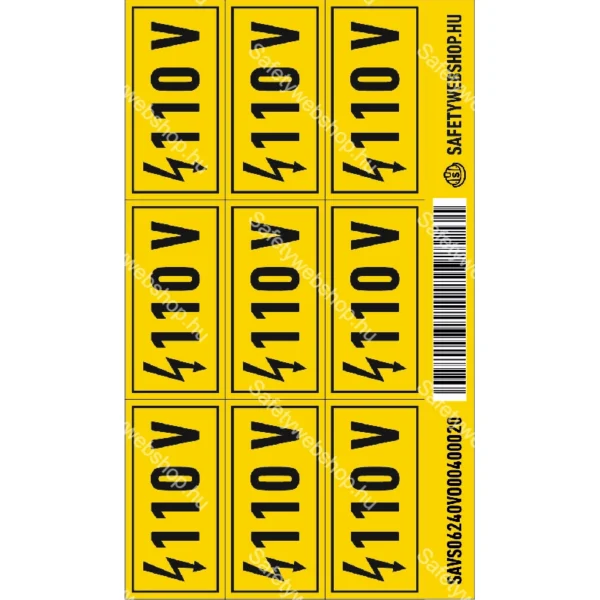 110 V matrica - Image 3
