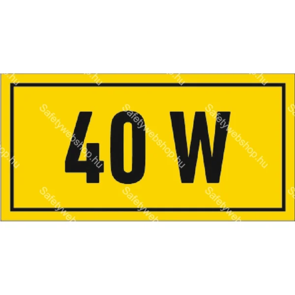 40 W matrica
