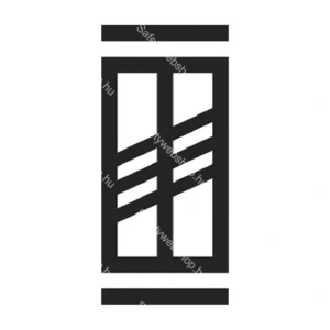 Háromfázisú késes biztosító / Vinyl, öntapadó matrica / 100 mm x 60 mm