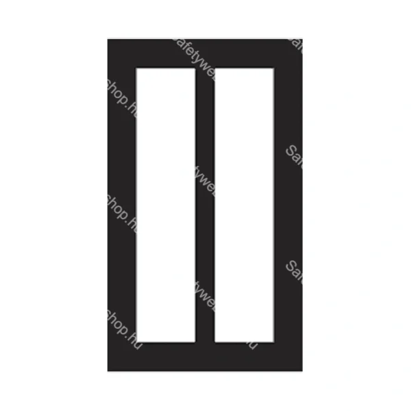 Egyfázisú diazed biztosító (1) / Vinyl, öntapadó matrica / 100 mm x 60 mm