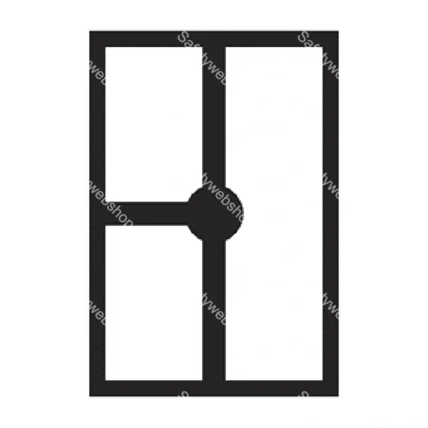 Hálózati leágazás (3) / Vinyl, öntapadó matrica / 100 mm x 60 mm