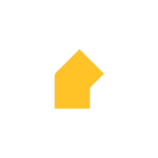 SafetyStripe Smooth összekötő elem, 45° sarok elem, 50 mm – 75 mm – 100 mm