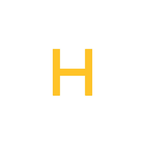 SafetyStripe Smooth, H betű, 95 mm – 180 mm