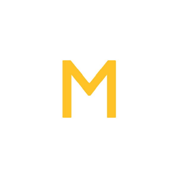 SafetyStripe Smooth, M betű, 95 mm – 180 mm