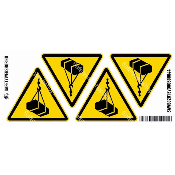 Függő teher matrica (ISO 7010-W015 piktogram) - Image 3