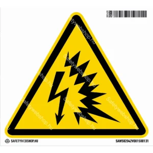 Ívkisülés veszély! matrica (ISO 7010-W042 piktogram)