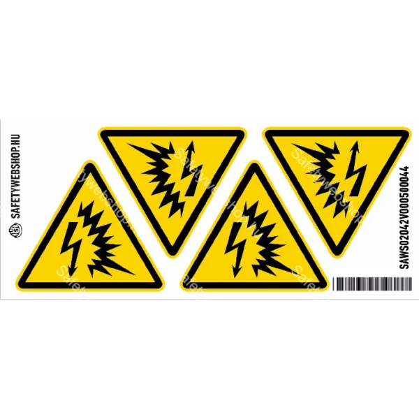 Ívkisülés veszély! matrica (ISO 7010-W042 piktogram) - Image 3