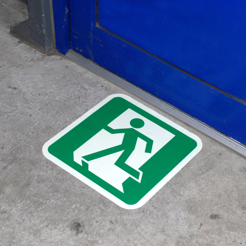 SafetyGlow Utánvilágító padlójelölések