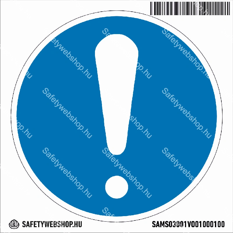 Általános utasítás matrica (ISO 7010-M001 piktogram) - Image 4