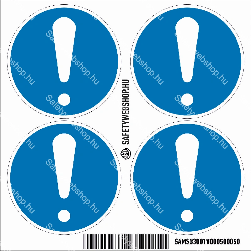Általános utasítás matrica (ISO 7010-M001 piktogram) - Image 3