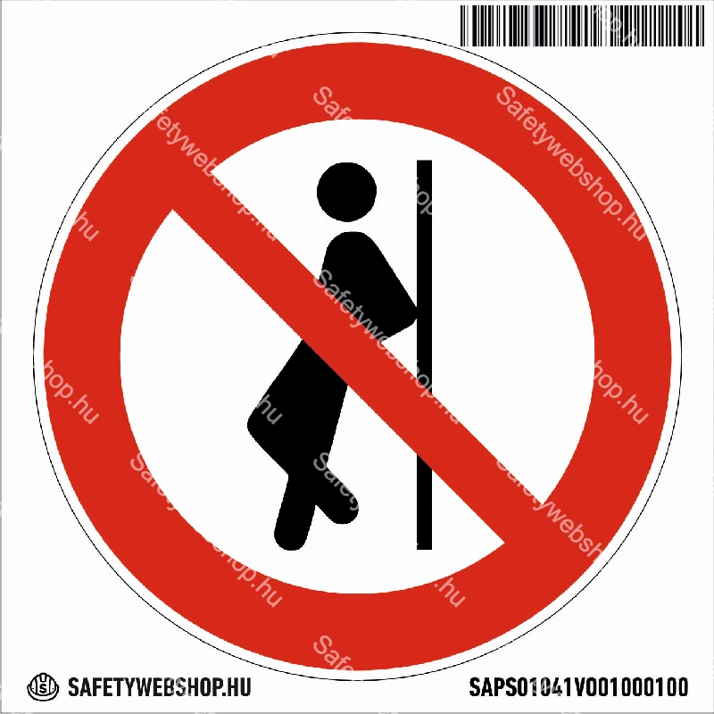 Nekidőlni tilos! matrica (ISO 7010-P041 piktogram) - Image 4