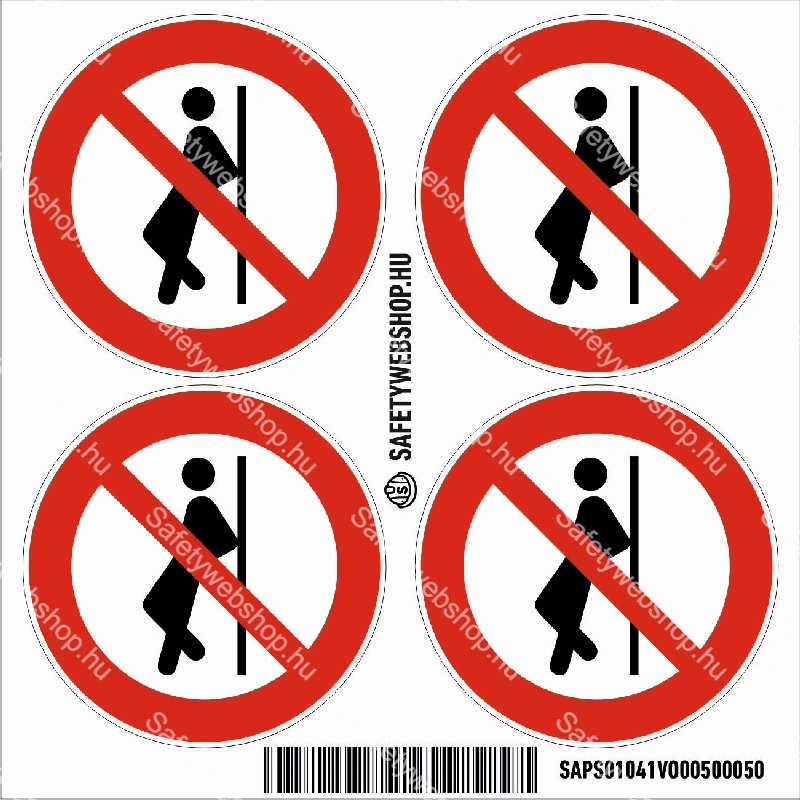 Nekidőlni tilos! matrica (ISO 7010-P041 piktogram) - Image 3