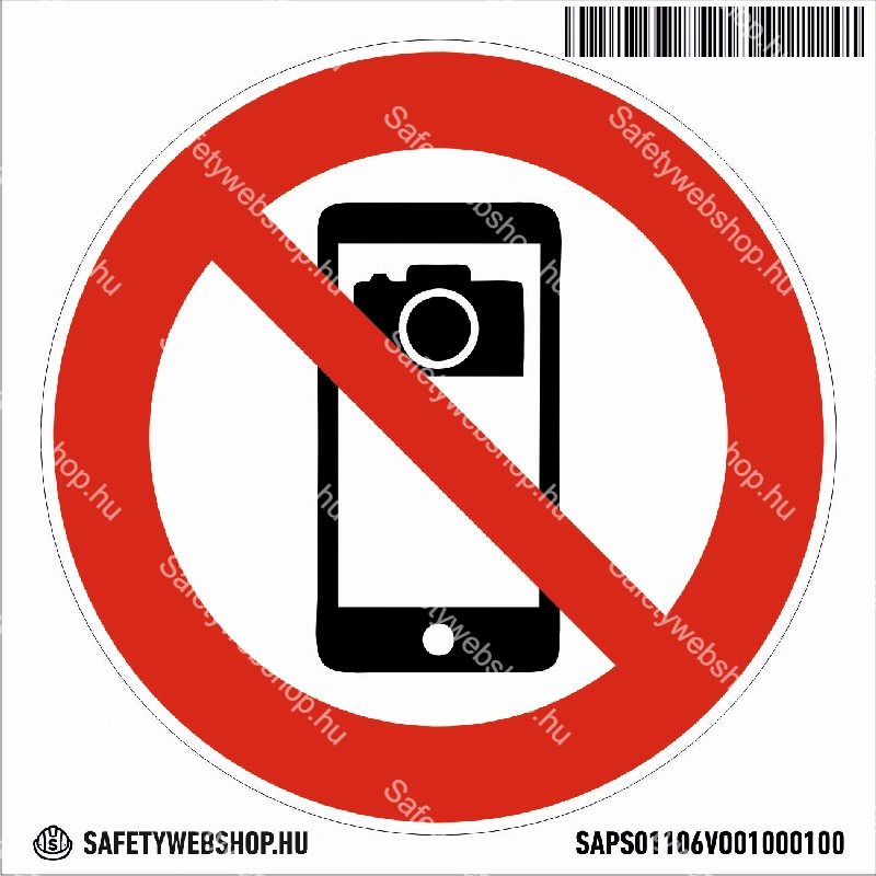 Kamerás telefonok használata tilos! matrica (piktogram) - Image 4