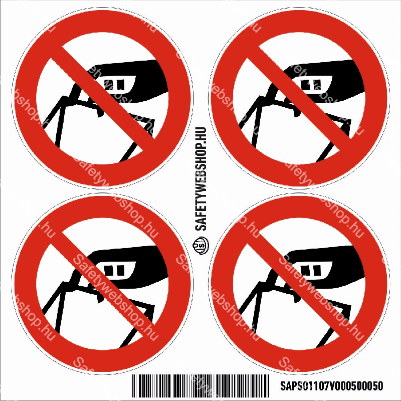 Nem hulladéktároló! matrica (piktogram) - Image 3