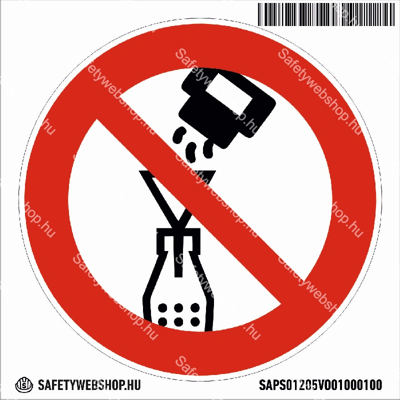 A flakonba idegen anyagot tölteni tilos! matrica (piktogram) - Image 4