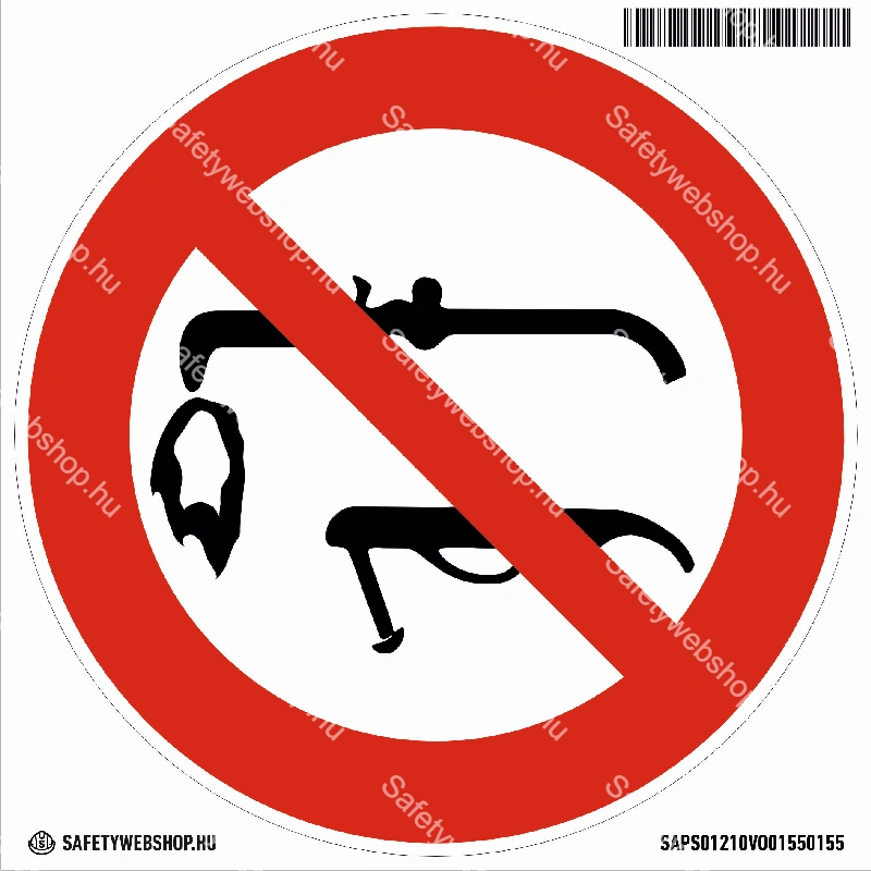 Hegeszteni tilos! matrica (piktogram)