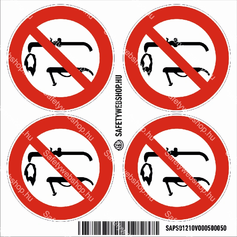 Hegeszteni tilos! matrica (piktogram) - Image 3