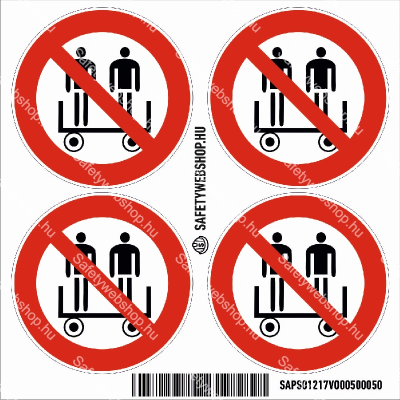 A kocsin utazni tilos! matrica (piktogram) - Image 3